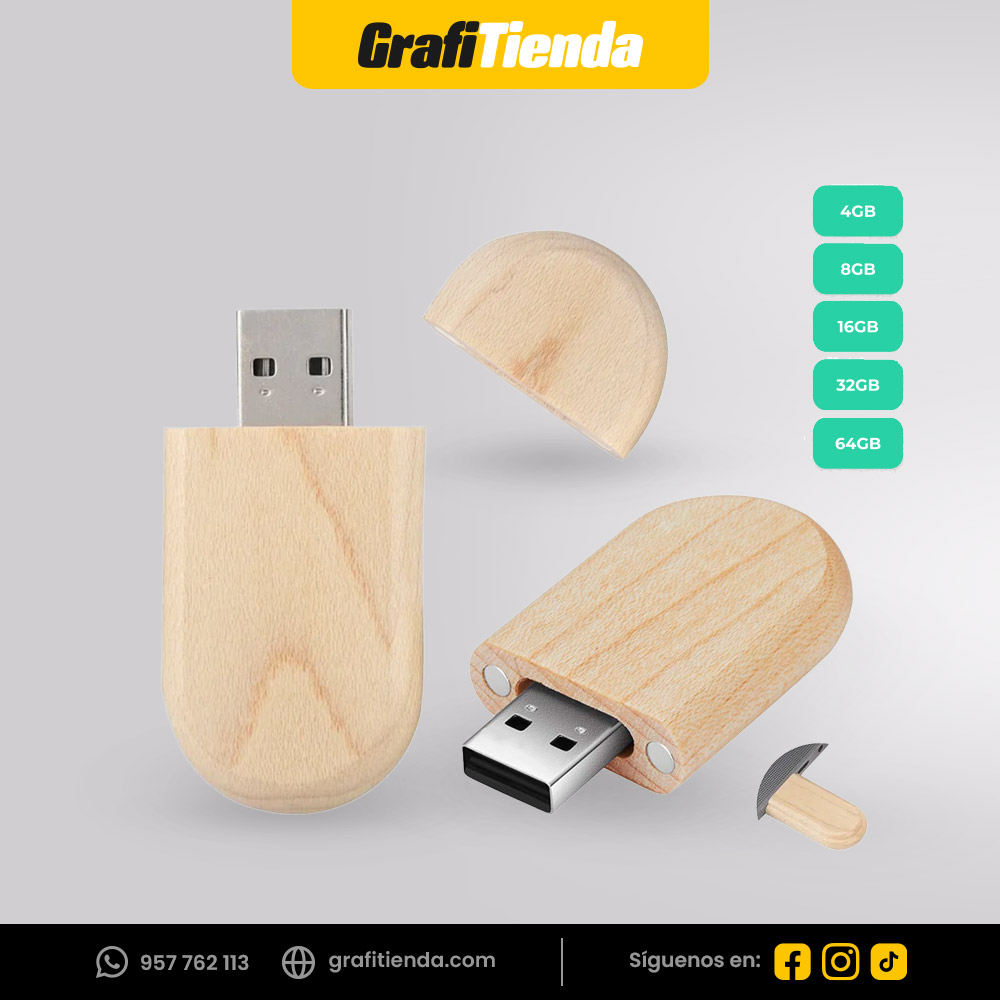 USB de bamboo
