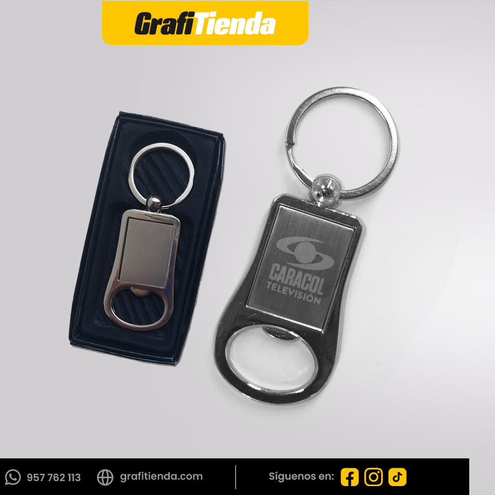 Llavero Metálico destapador