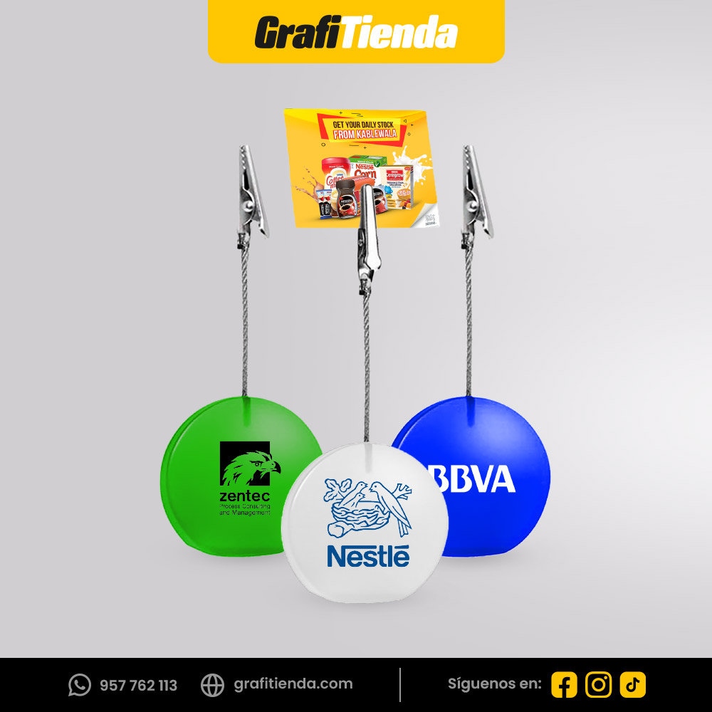 Memo clip  media luna