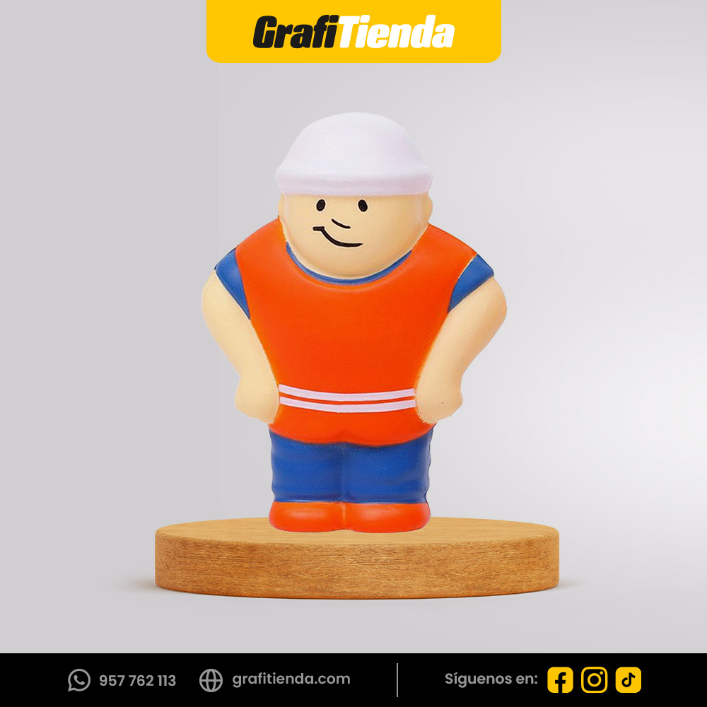 Muñeco Minero Antiestrés