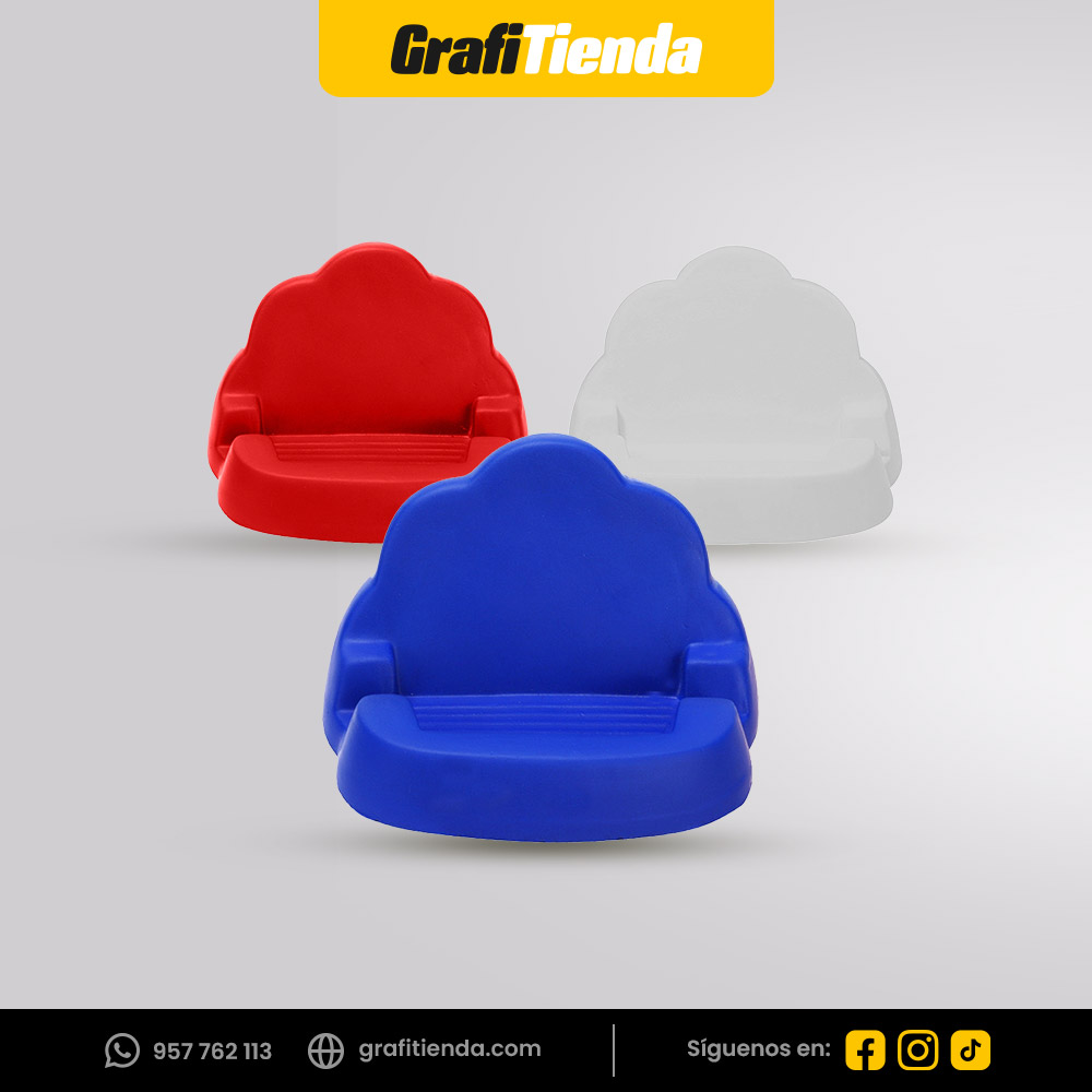 Nube Antiestrés Con Soporte Para Teléfono