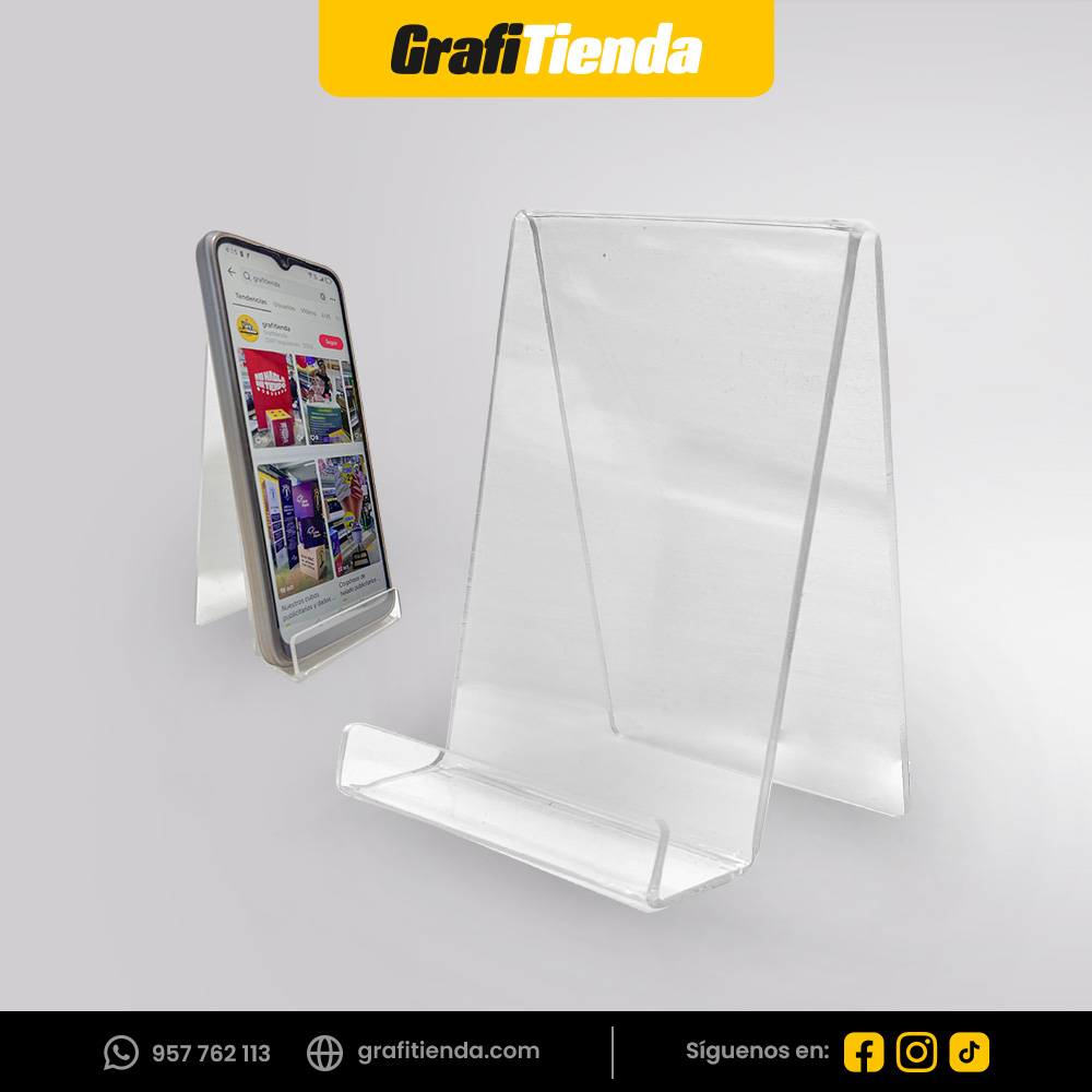 Porta celular de acrílico