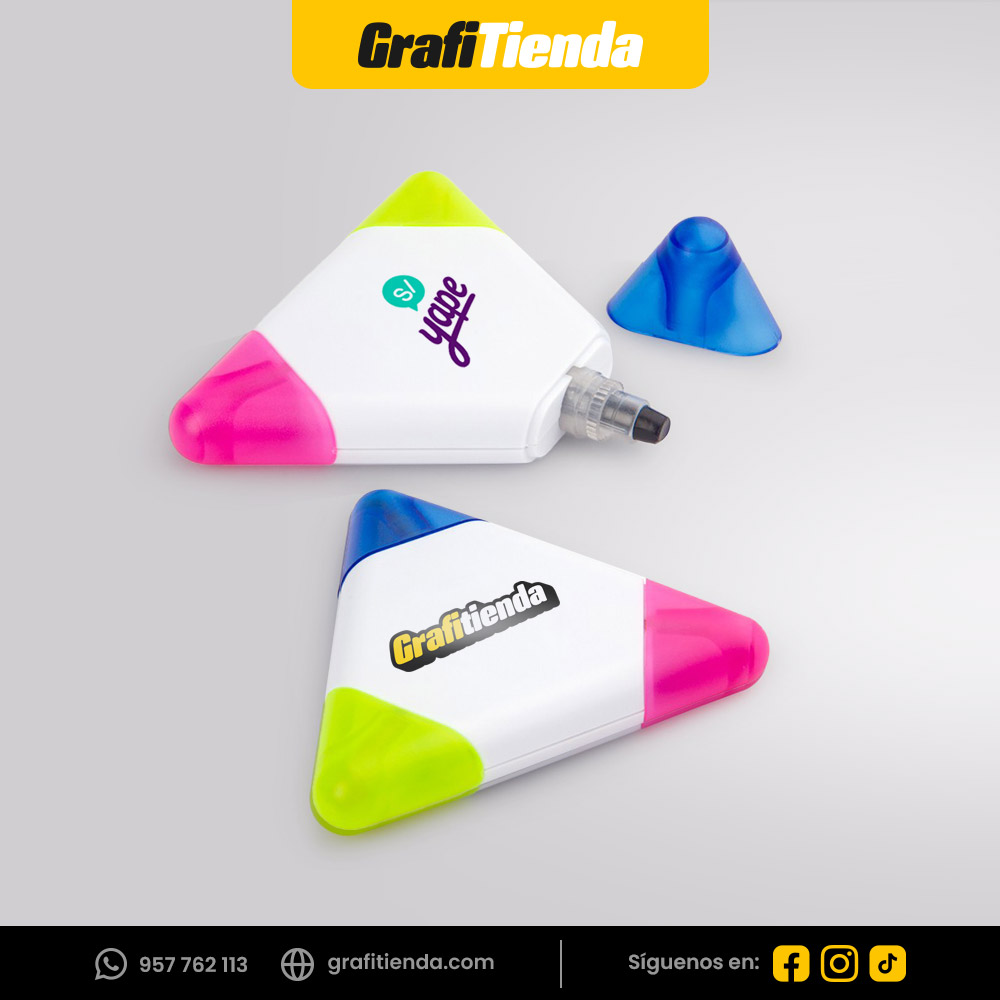 Resaltador en Forma de Triangulo