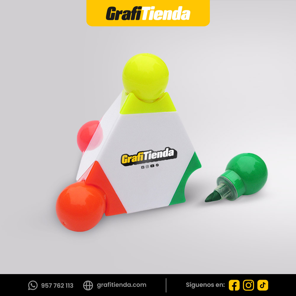 Resaltador pirámide