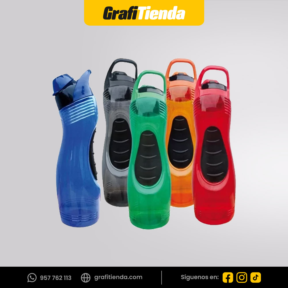 Tomatodo de Plástico PVC 860ml Traslúcido